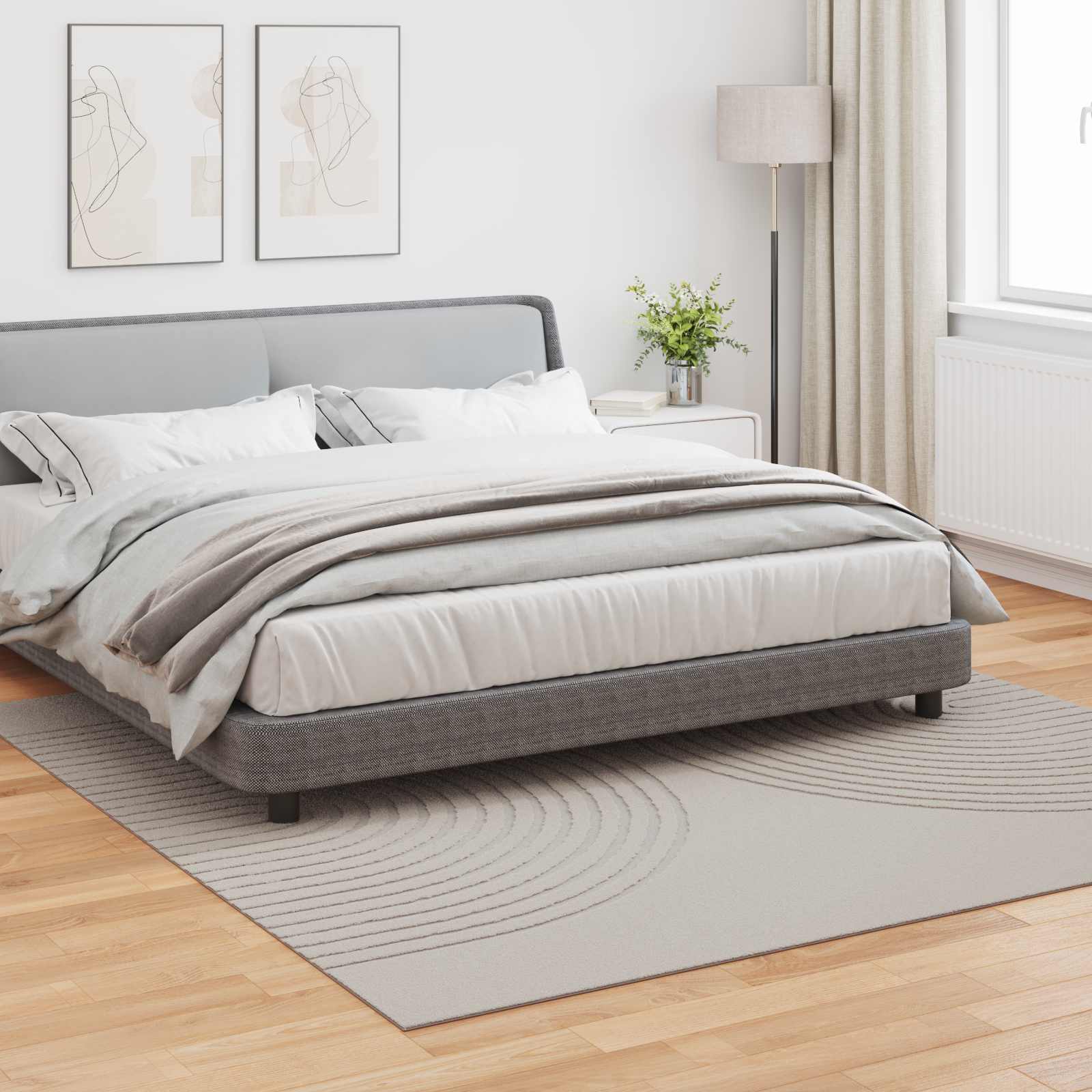 Bereichsteppiche Rechtwinklig GALATI Creme 150 x 80 cm