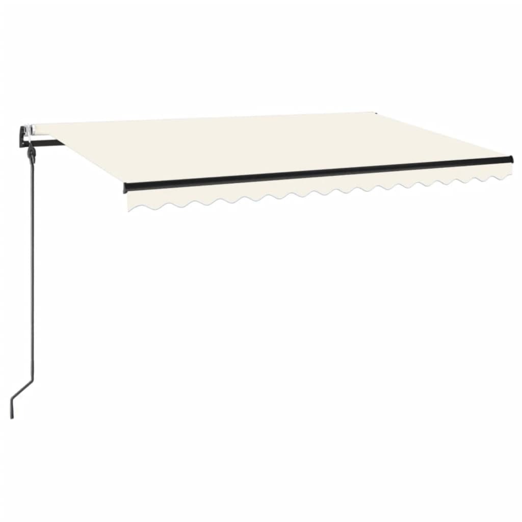Markise Automatisch Einziehbar 350x250 cm Creme