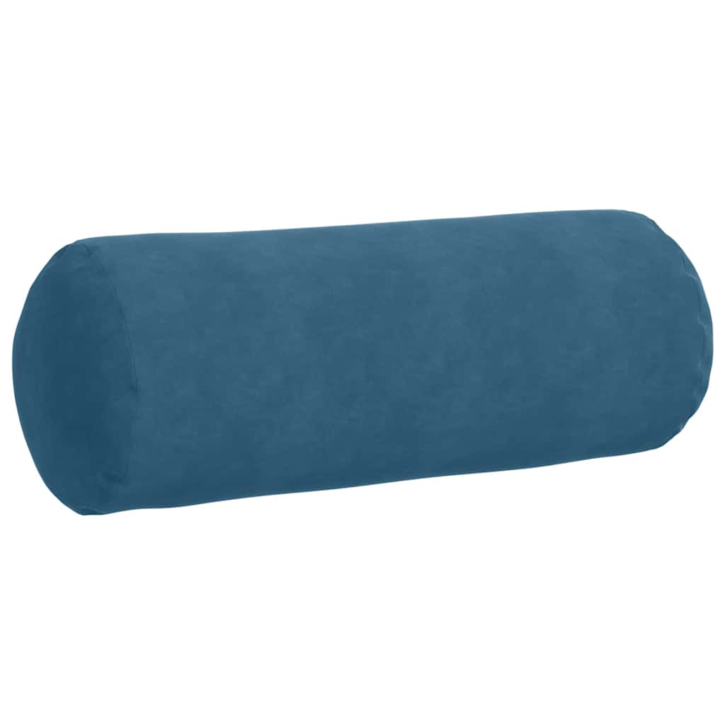 Bolsterkissen 2 Stück Blau Ø 15 x 40 cm Cordstoff