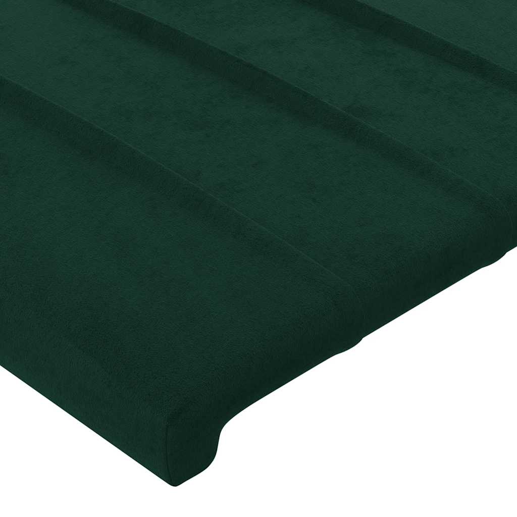 Kopfteil Hellgrau 80x5x118/128 cm Samt