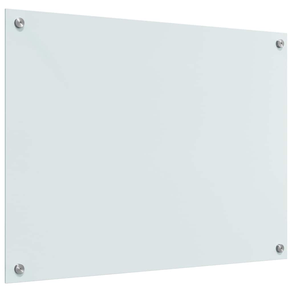 Küchenrückwand 2 pcs Weiß 70 x 40 cm Gehärtetes Glas