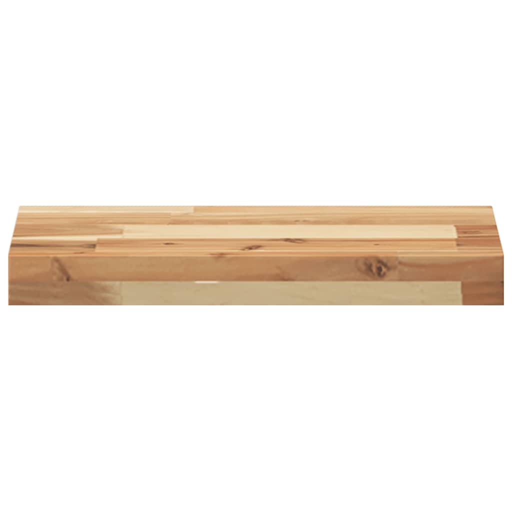 Tischplatte 40x20x2 cm Rechteckig Massivholz Akazie