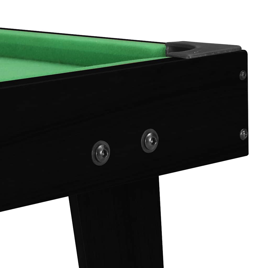 3-Fuß-Mini-Billardtisch 92×52×19 cm Braun und Grün