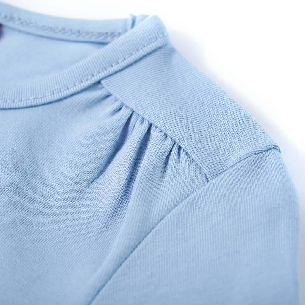 Kinder-Langarmshirt Marineblau 92