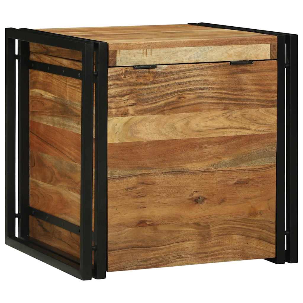 Aufbewahrungsbox 50 x 50 x 50 cm Massives upgecyceltes Holz
