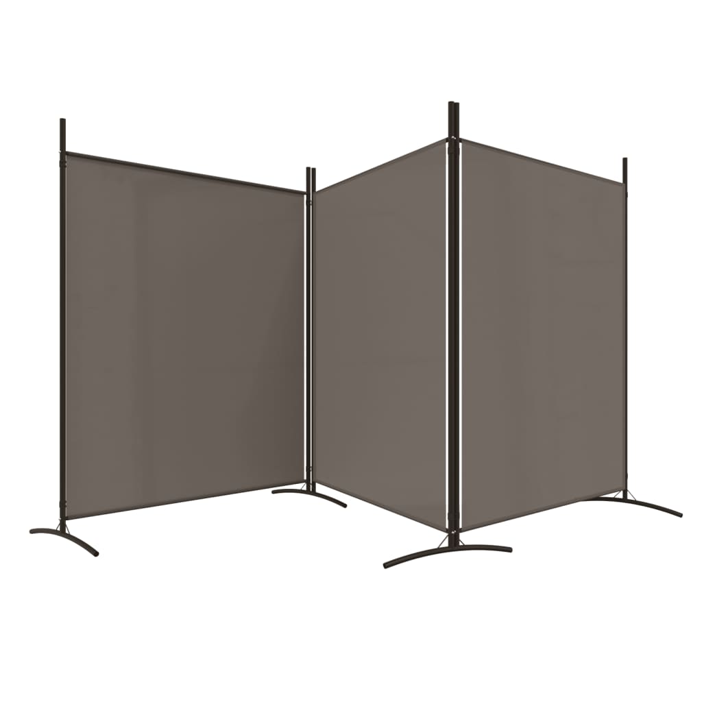 Einzel Panel Raumteiler Beige 175 x 180 cm Stoff