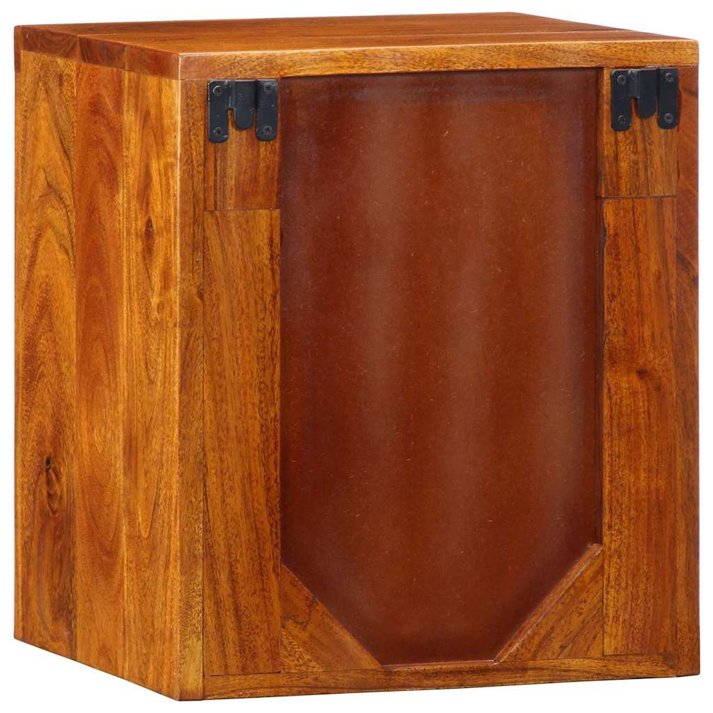 Nachttisch Braun 35 x 30 x 40 cm Massivholz Akazie