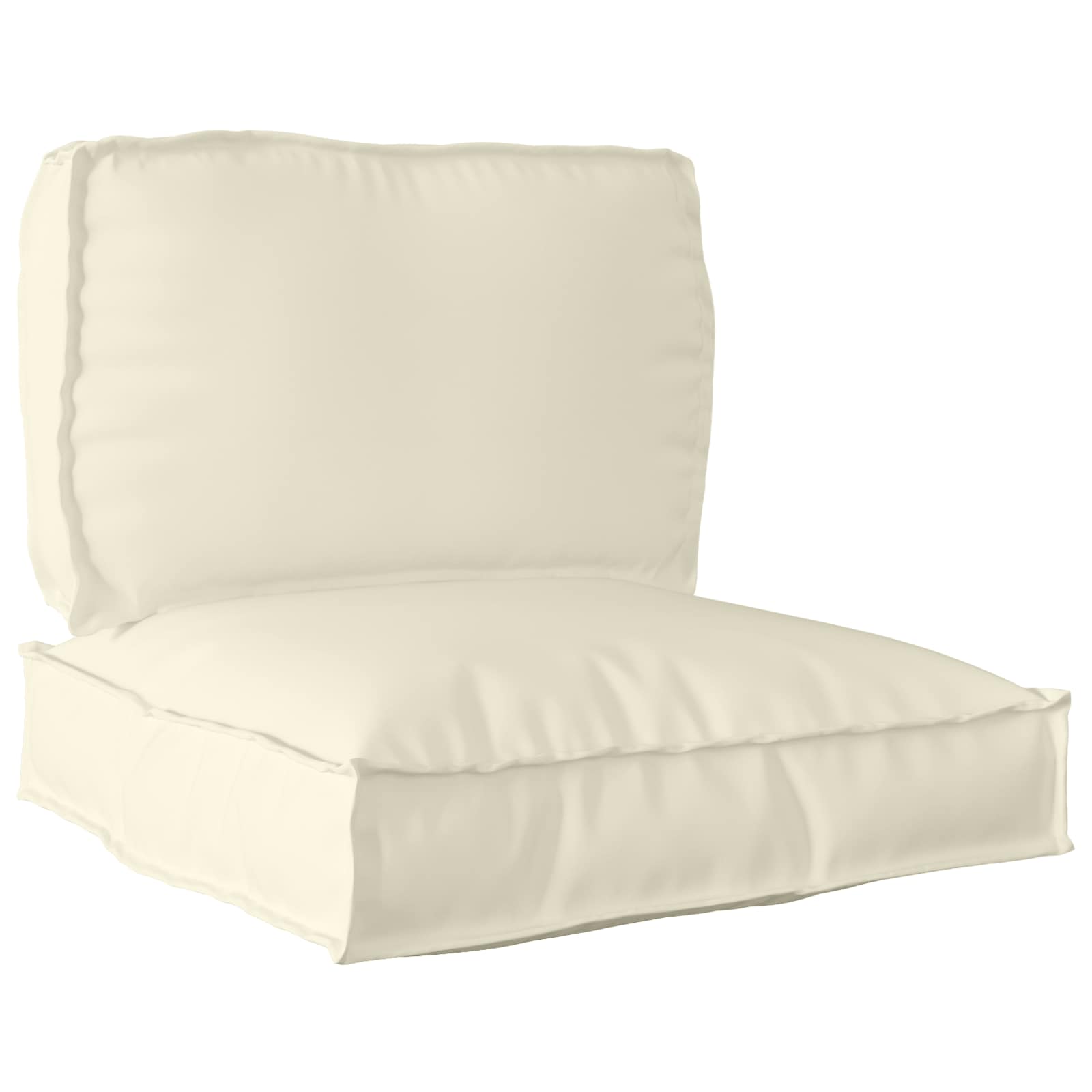 Palettenkissenset 2 pcs Anthrazit Oxford-Stoff