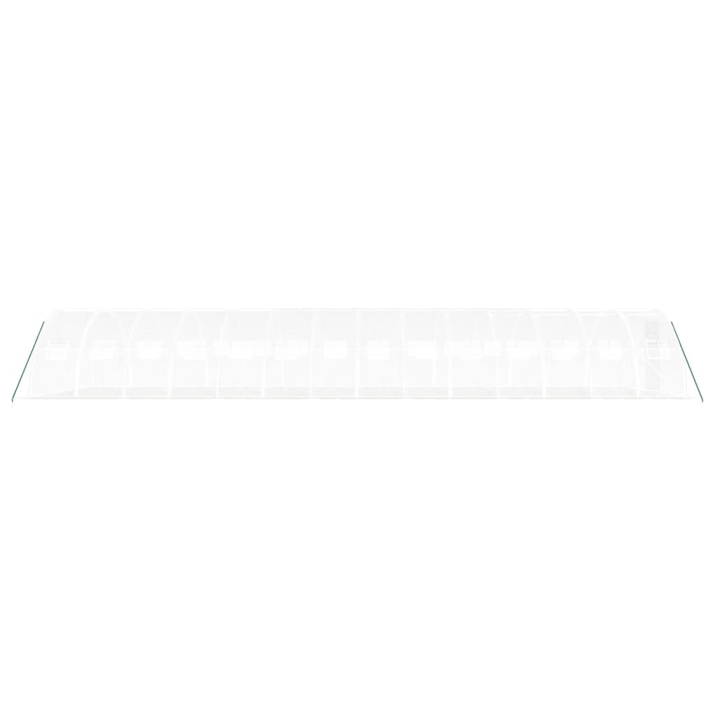 Gewächshaus mit Stahlrahmen Grün 8 m² 4x2x2 m