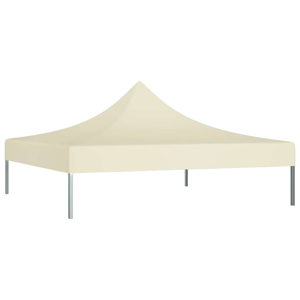 Partyzelt-Dach 3x3 m Beige 270 g/m²