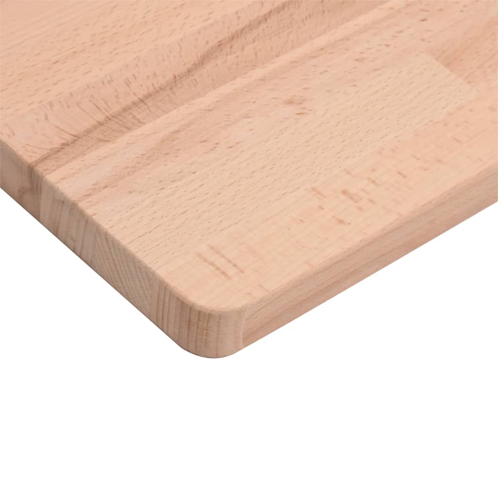 Tischplatte Ø30x1,5 cm Rund Massivholz Buche