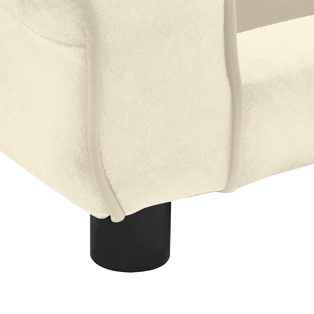 Hundesofa Dunkelgrau 72x45x30 cm Plüsch