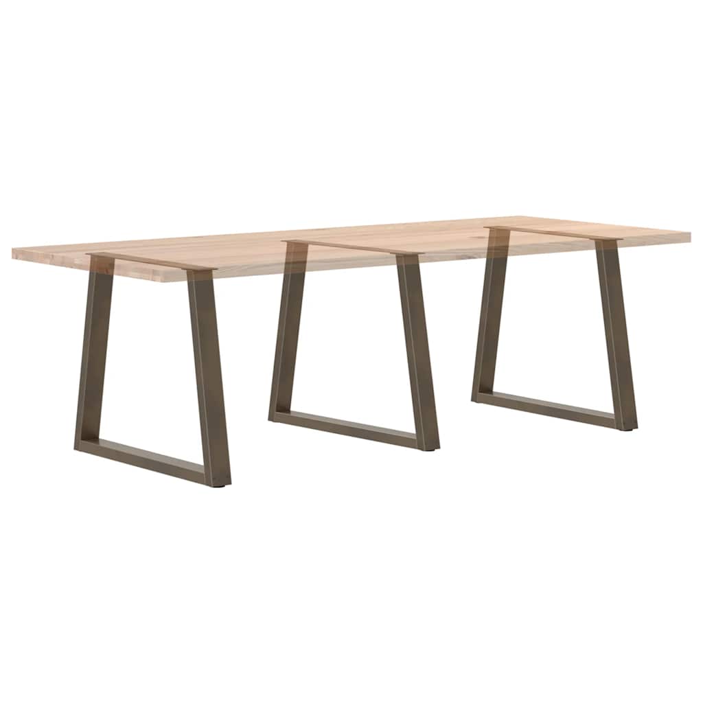 Couchtischbeine V-Form 2 Stück Schwarz 30x(30-31,3) cm Stahl