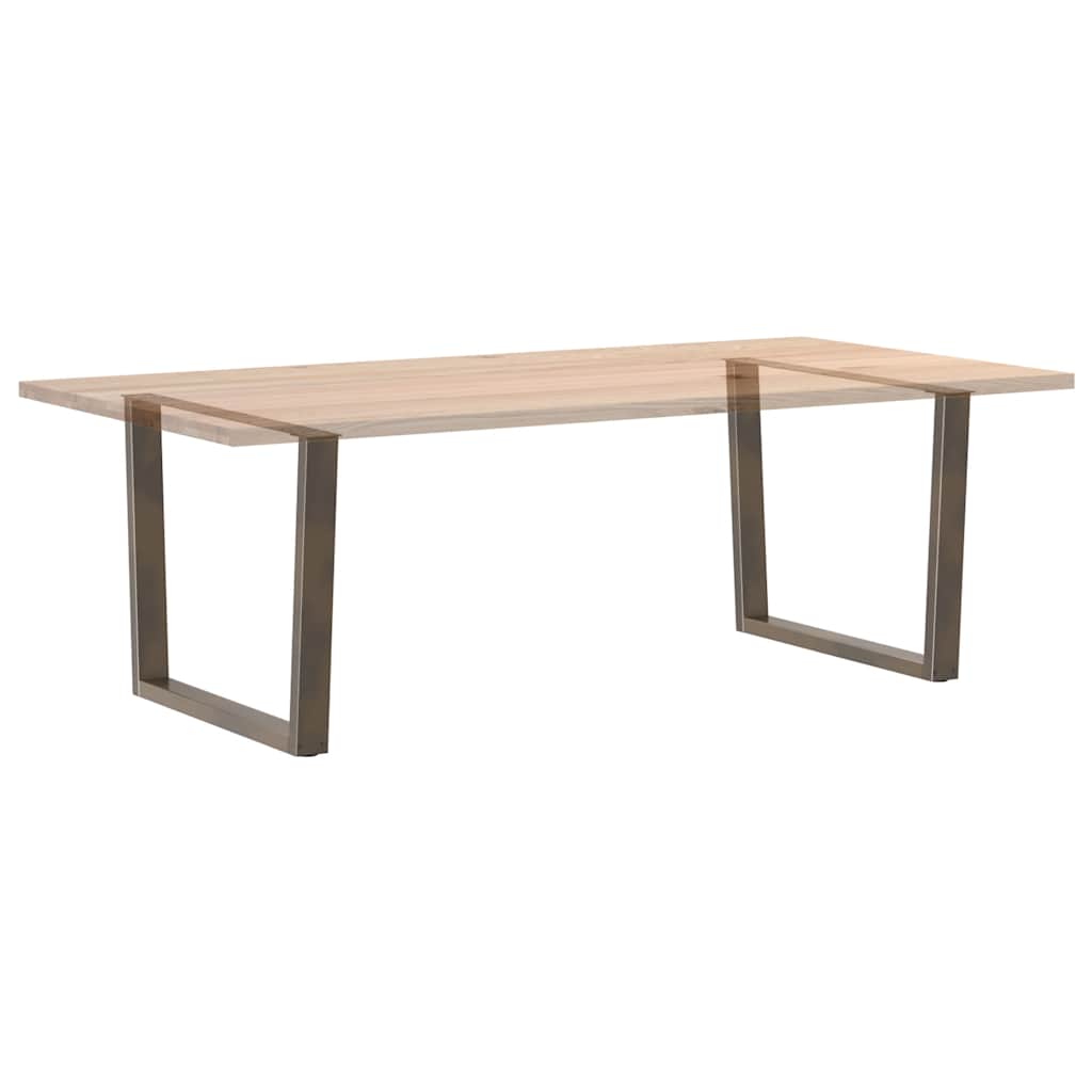 Couchtischbeine V-Form 2 Stück Schwarz 30x(30-31,3) cm Stahl