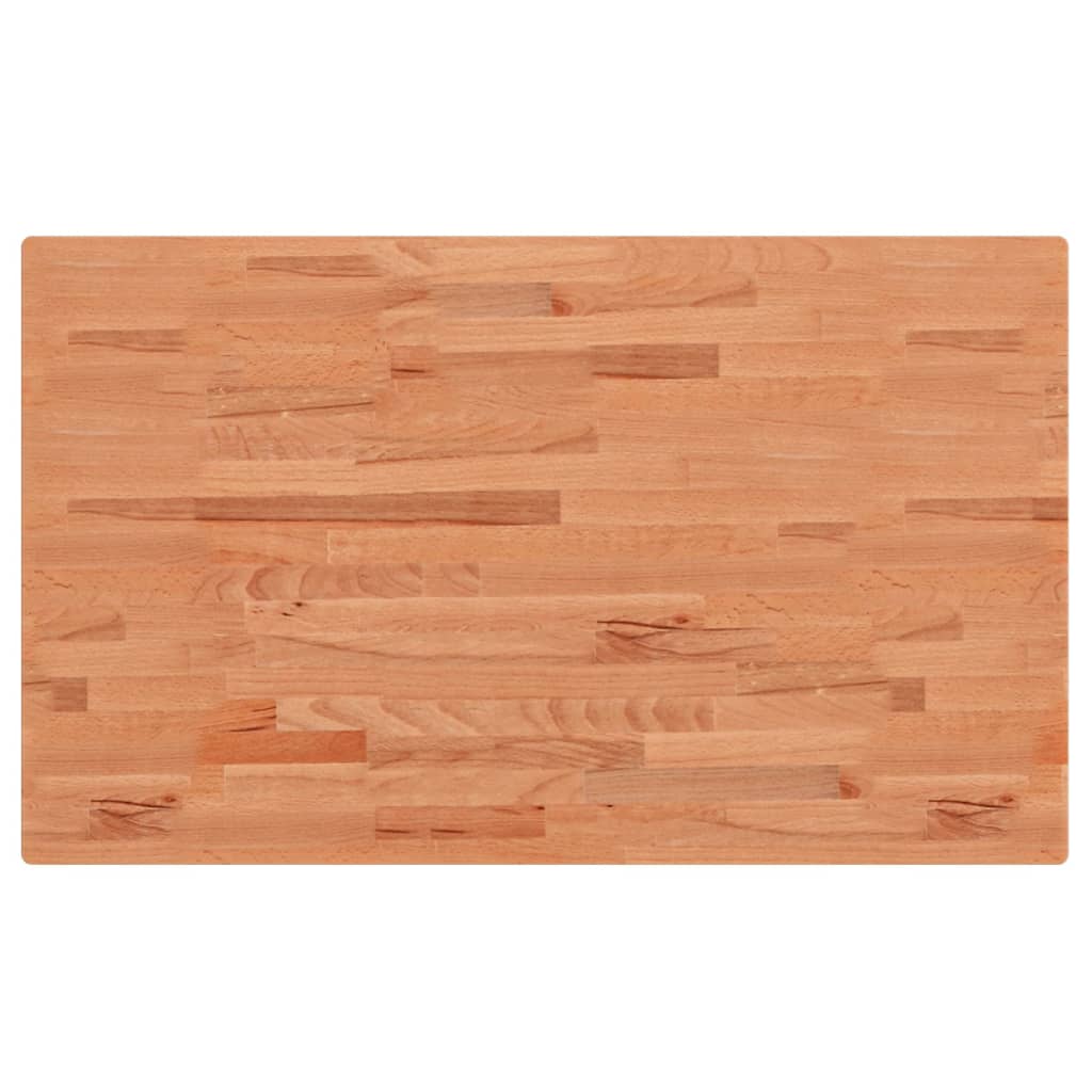 Waschtischplatte 80x40x1,5 cm Massivholz Buche