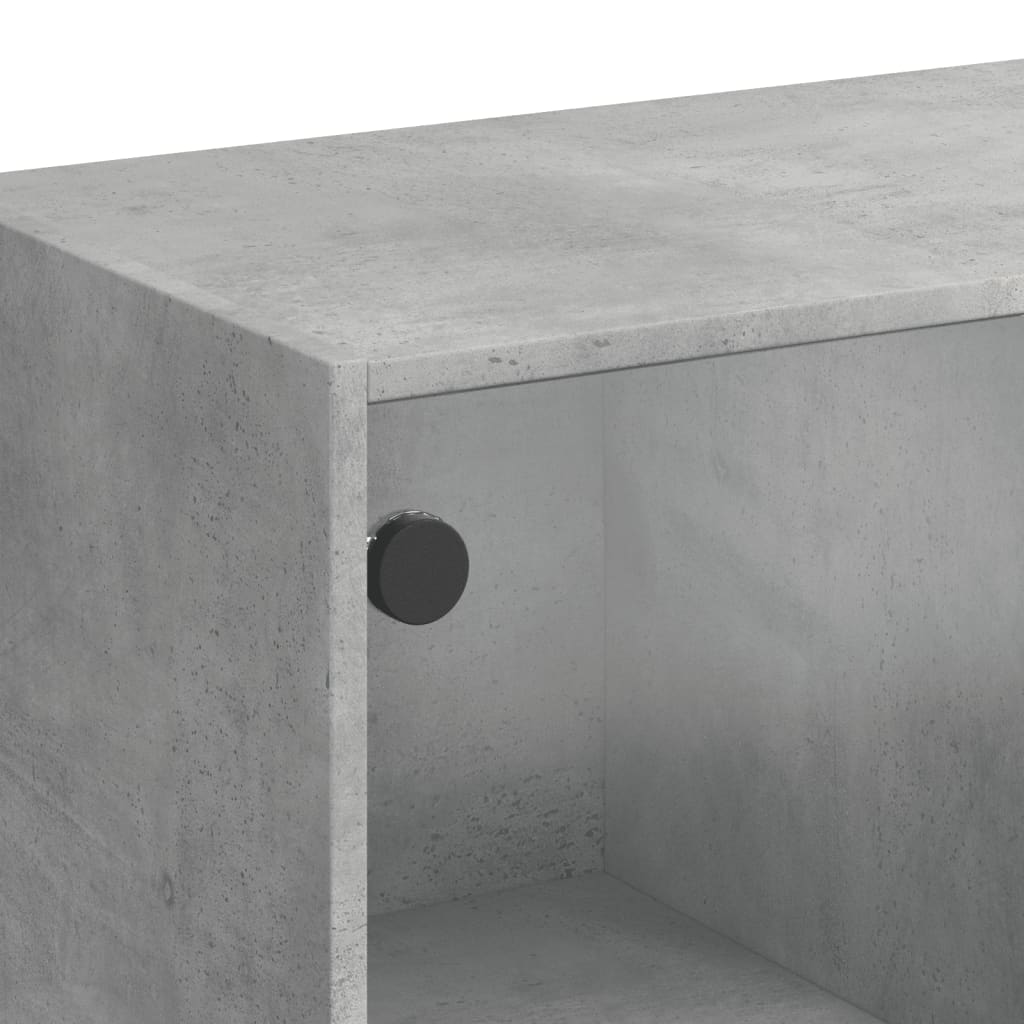 Bücherschrank mit Türen Weiß 136x37x142 cm Holzwerkstoff