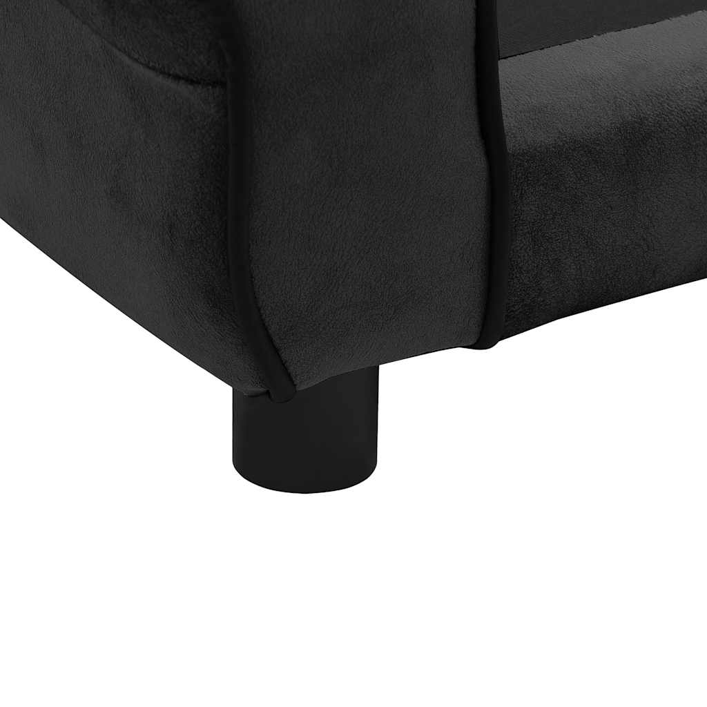 Hundesofa Dunkelgrau 72x45x30 cm Plüsch