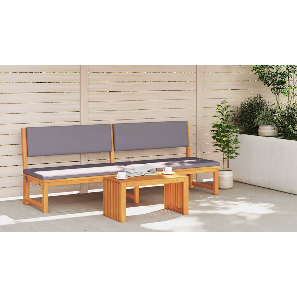 Beistelltisch Öl-Natur 70 x 35 x 35 cm Massivholz Akazie