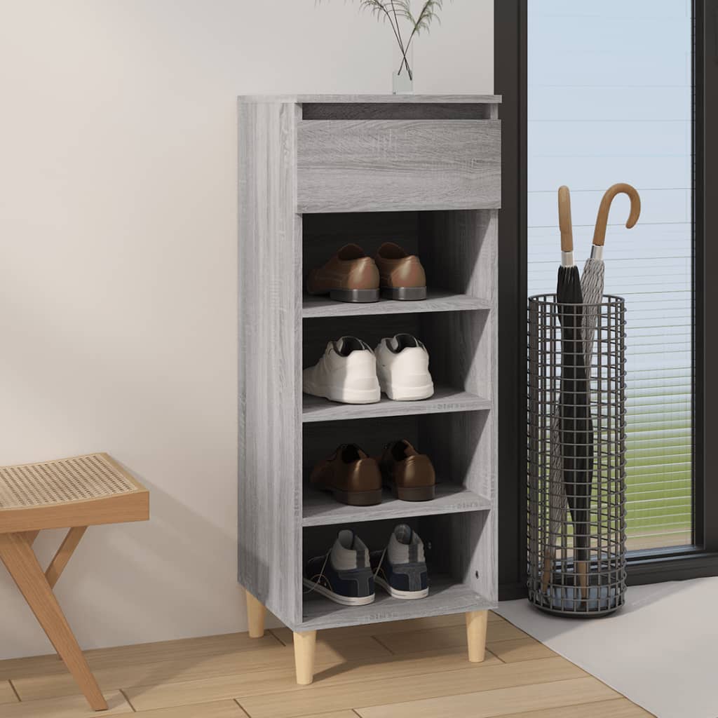 Schuhschrank Weiß 40x36x105 cm Holzwerkstoff