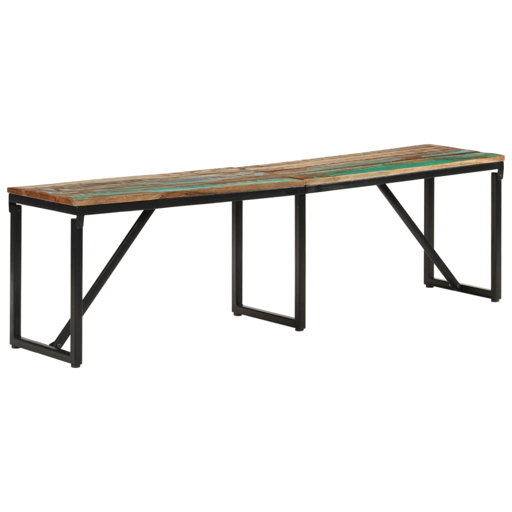 Sitzbank Massivholz 110x35x45 cm
