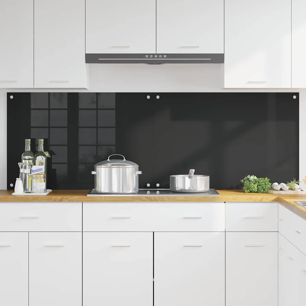 Küchenrückwand 2 pcs Weiß 70 x 40 cm Gehärtetes Glas