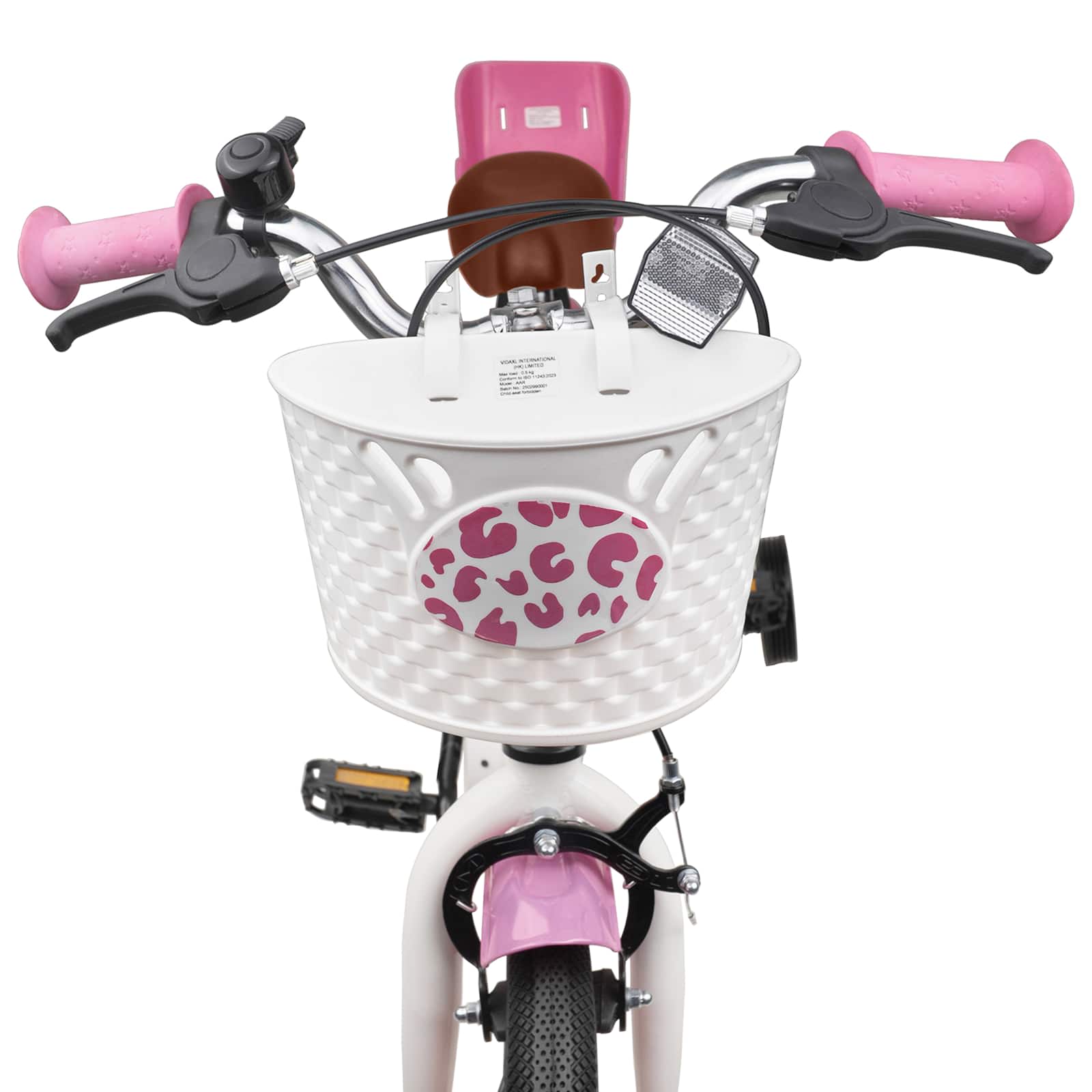 Kinderfahrrad Mit Stützrädern 12 Zoll für 2-4 Jahre alt Rosa