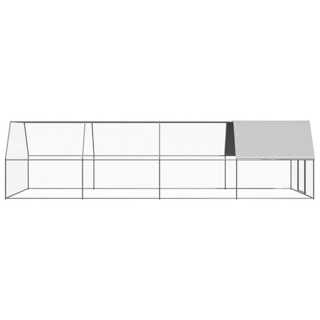 Outdoor-Hühnerkäfig 2x2x2 m Verzinkter Stahl