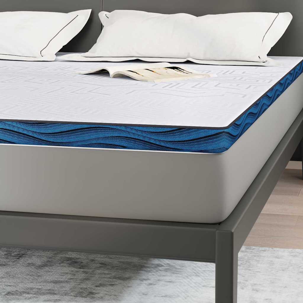 Matratzenauflage Weiß 70 x 200 cm Jacquard-Stoff