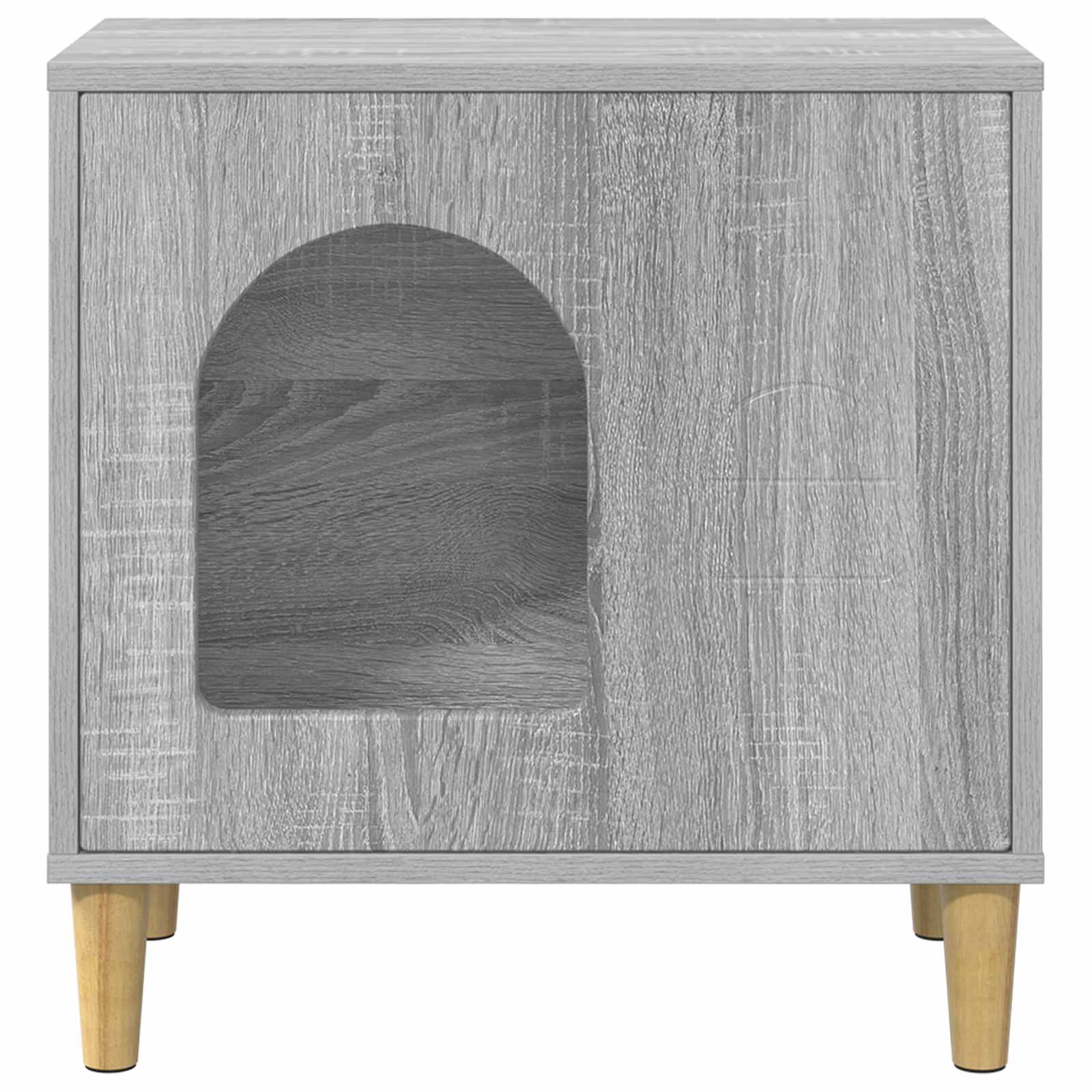 Katzenhaus Weiß 51 x 30 x 52 cm Holzwerkstoff