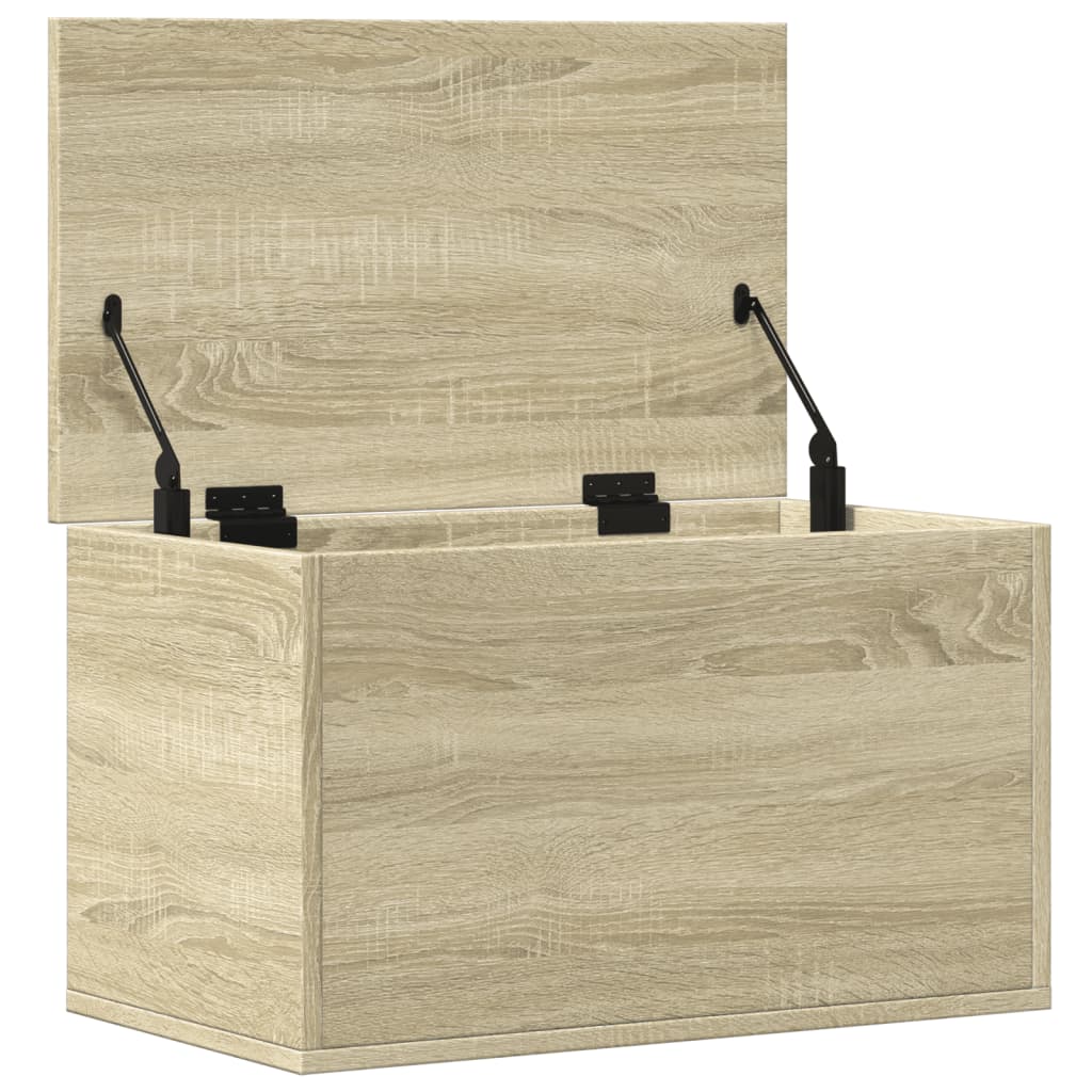 Aufbewahrungstruhe Weiß 84x42x46 cm Holzwerkstoff