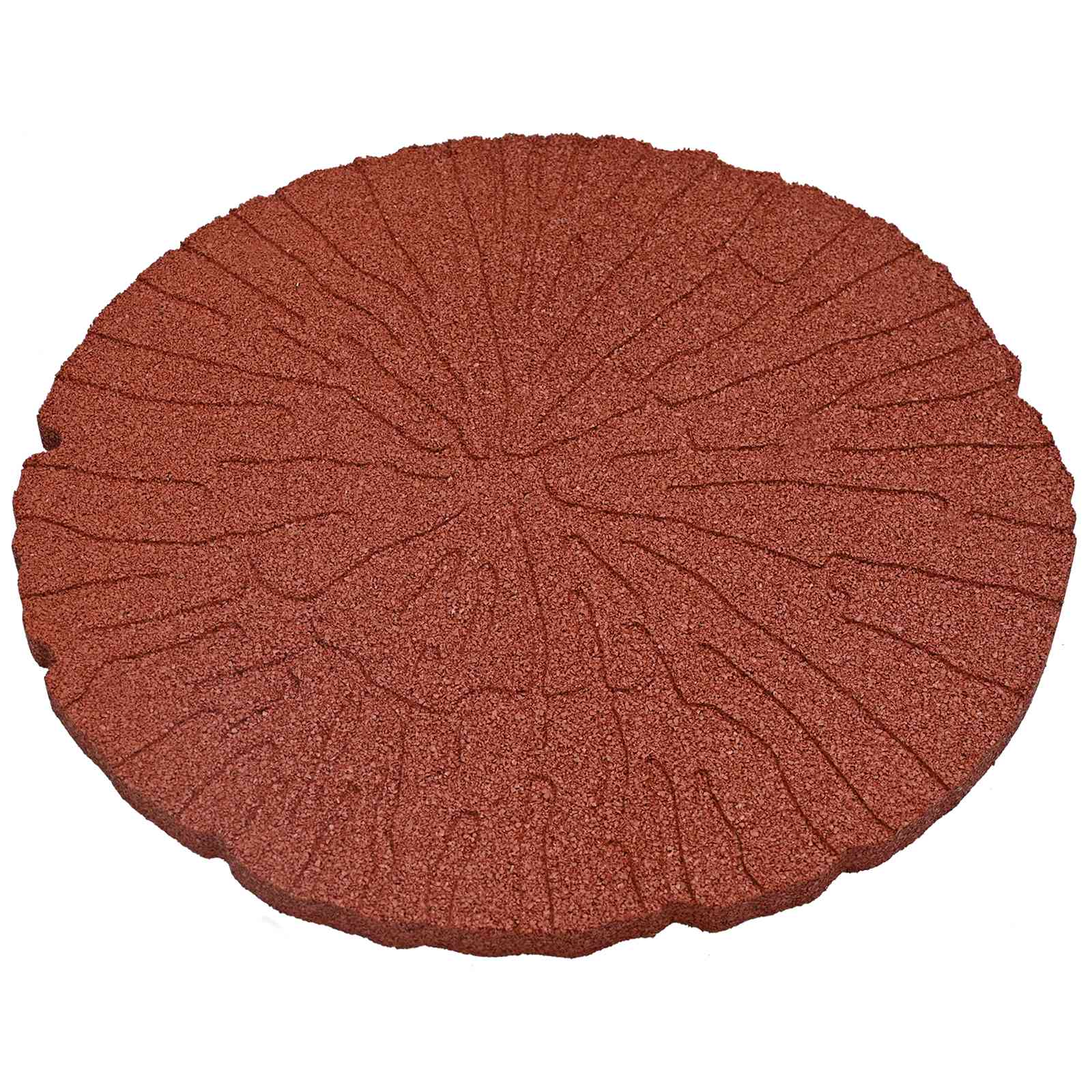 Trittsteine 6 pcs Schwarz Ø 45 x 1,8 cm Gummi