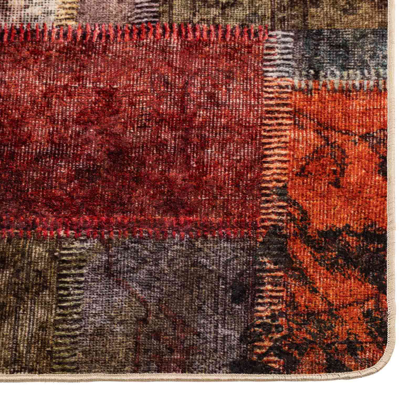 Teppich Waschbar Mehrfarbig 160x230 cm