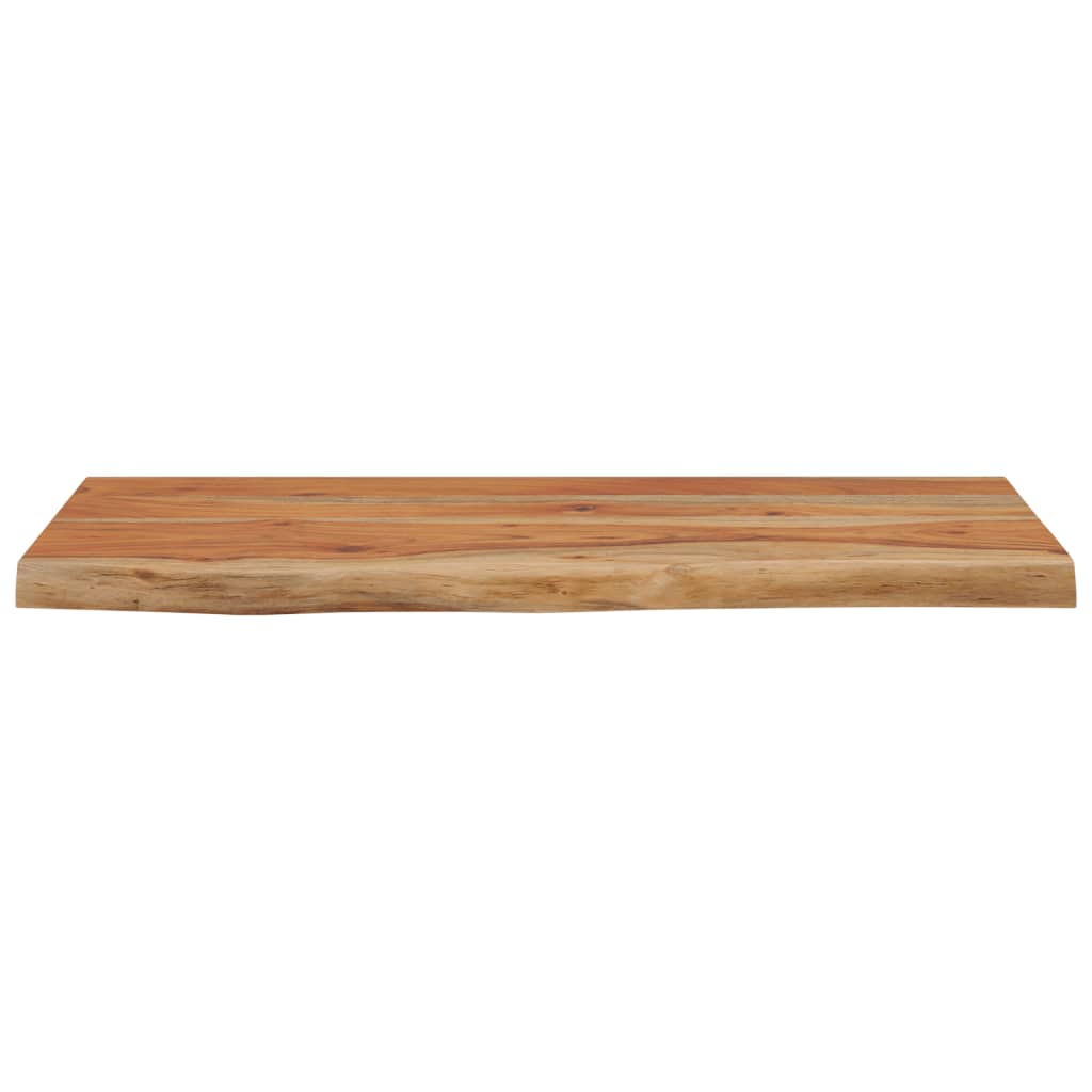 Wandregal 40x20x2,5 cm Rechteckig Massivholz Akazie Baumkante