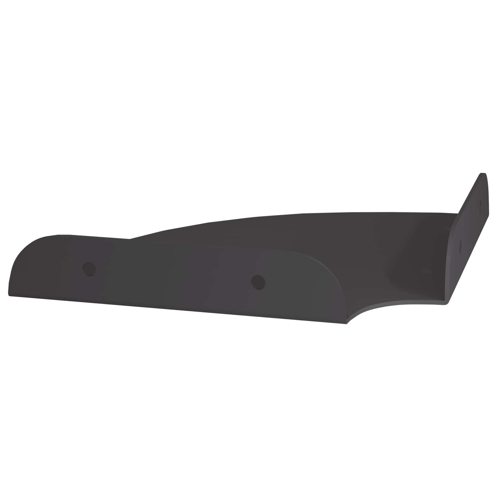 Schwebendes Regal mit Regal 2 pcs Schwarz 15 x 15 x 2 cm