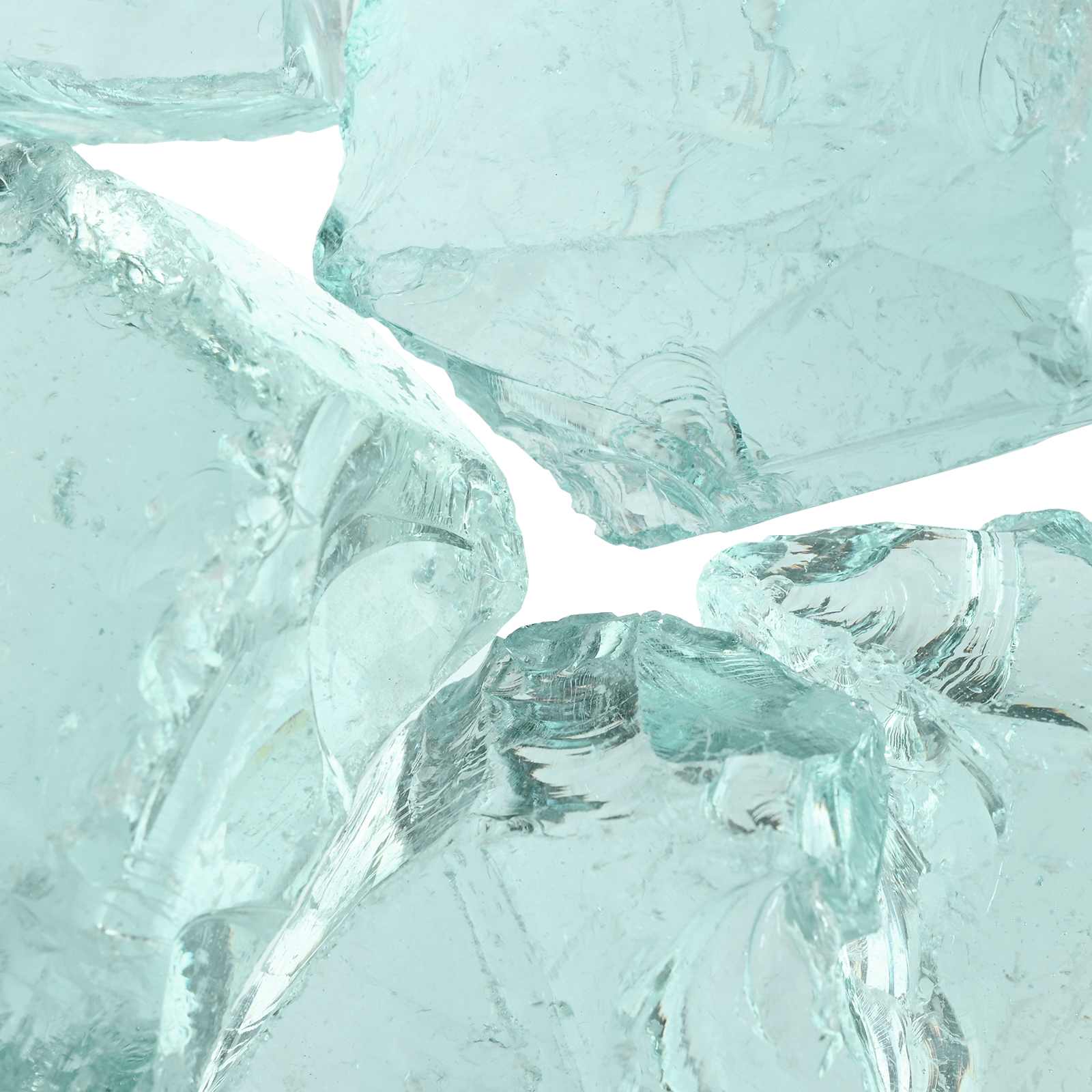 Gabionensteine aus Glas Grün 60-120 mm 25 kg