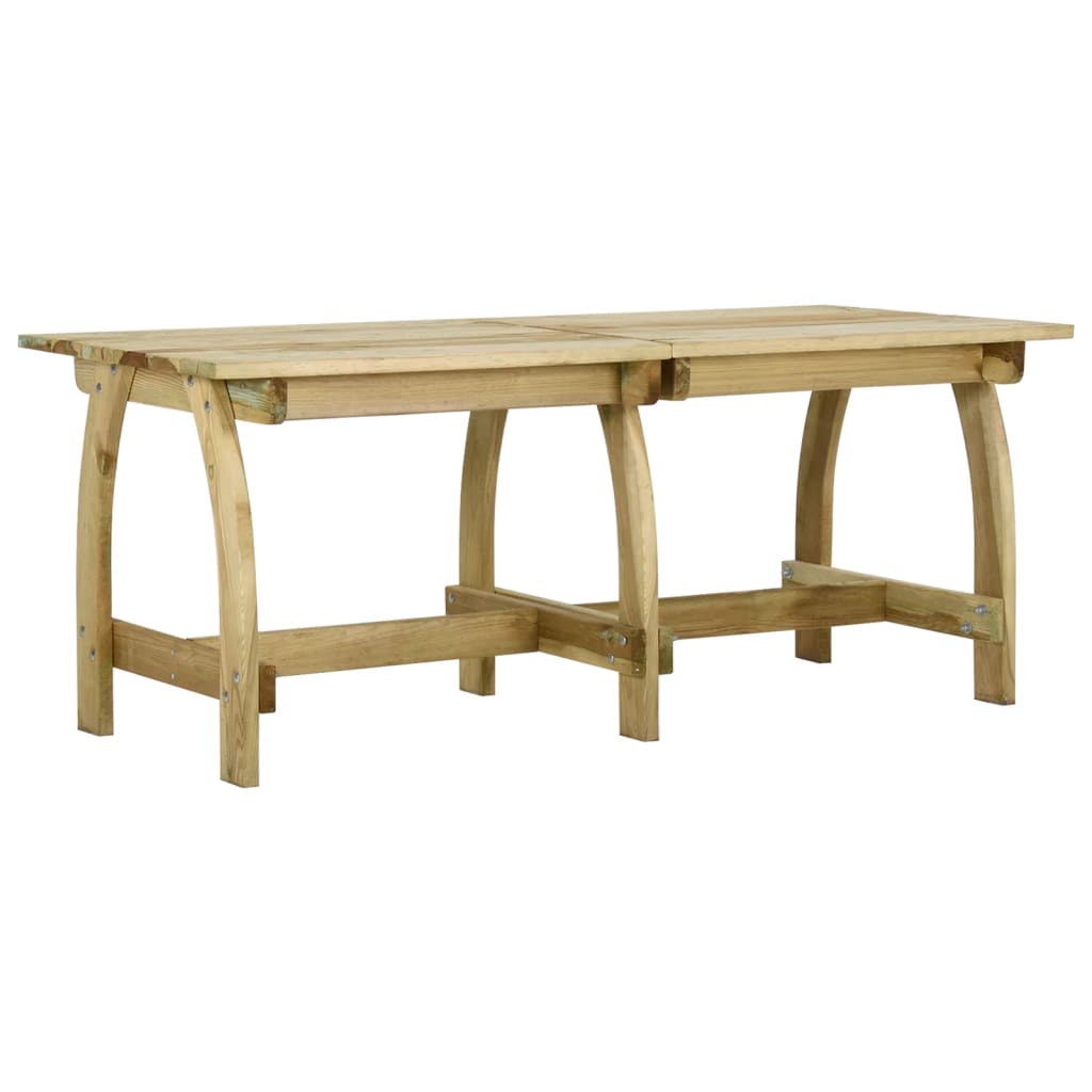 Gartentisch 160x74x75 cm Kiefernholz Imprägniert