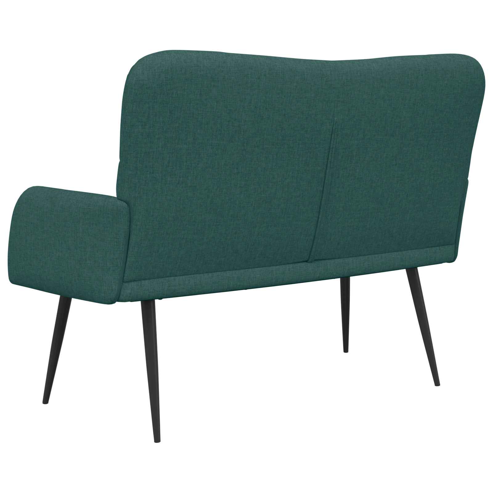 2-Sitzer Sofa Hellgrau 115 x 61 x 87 cm Stoff
