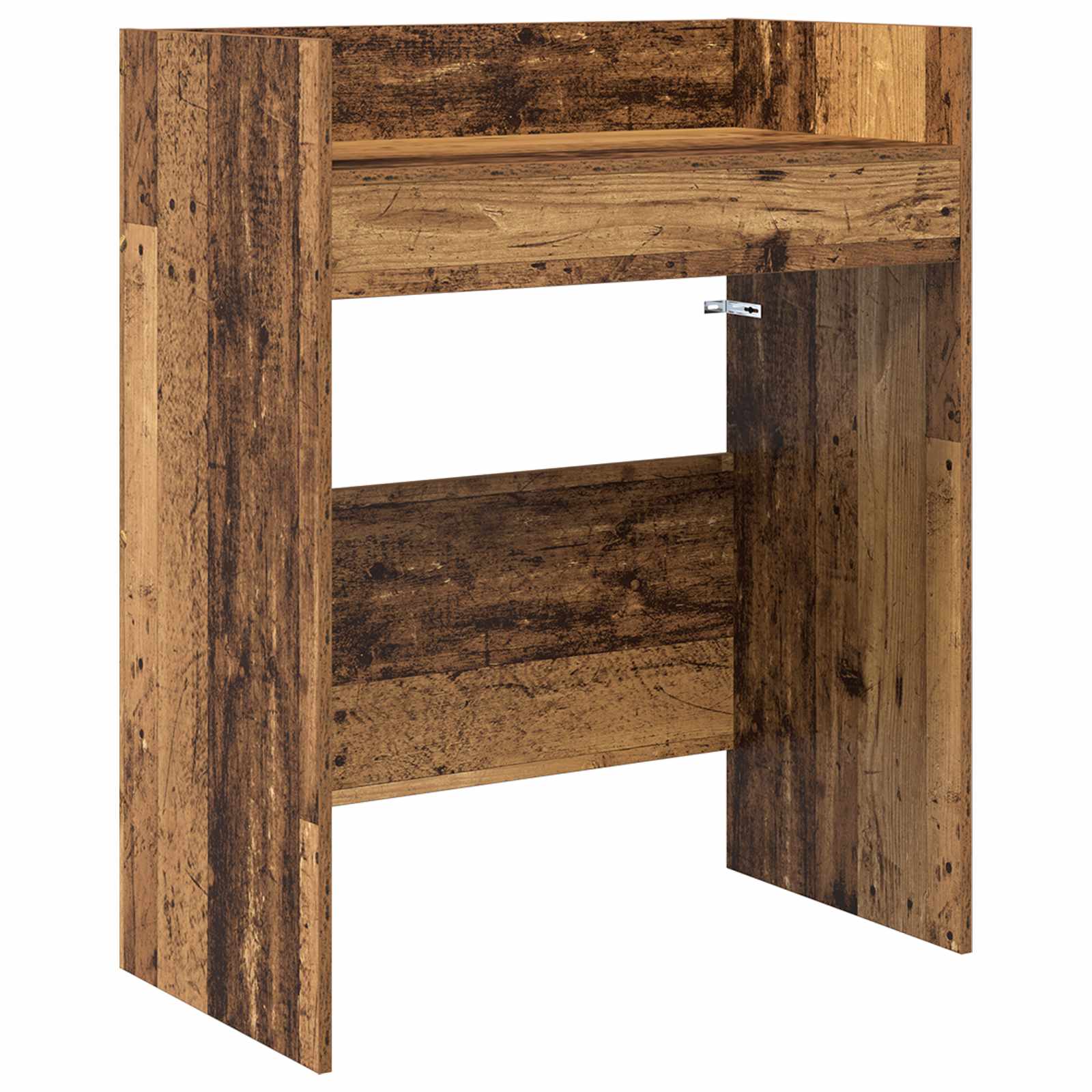 DJ Tisch Weiß 102 x 45 x 102 cm Holzwerkstoff