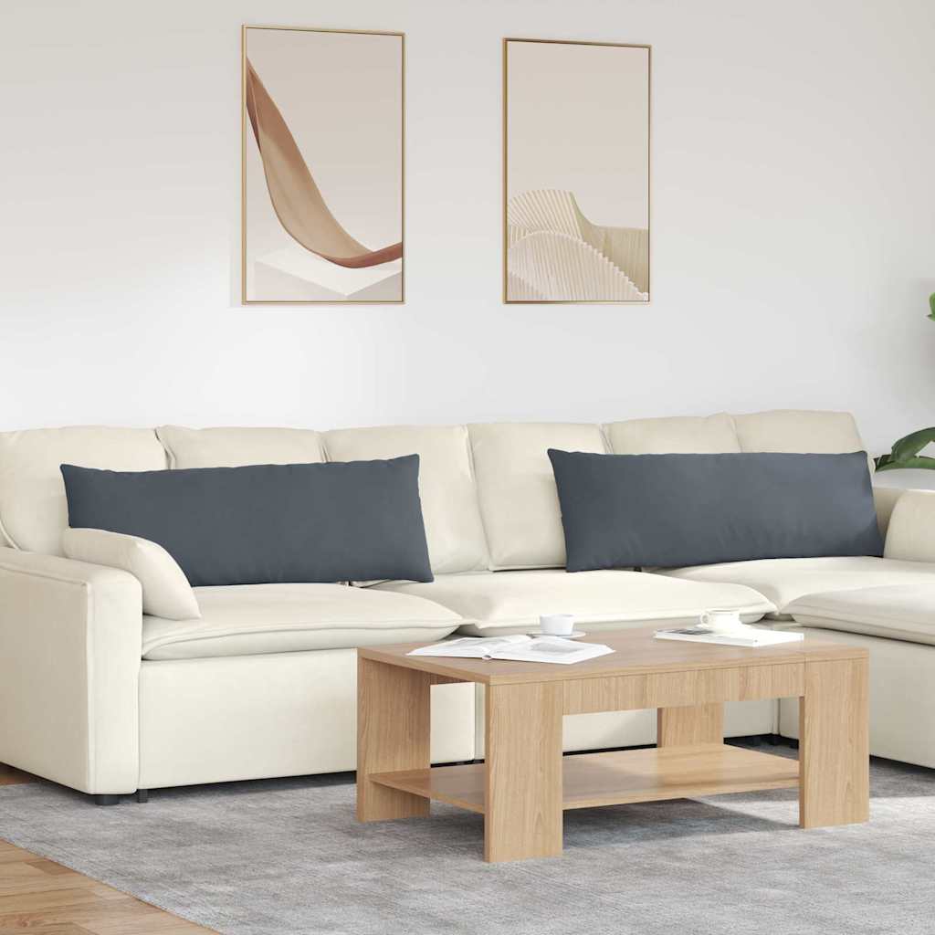 Sofakissen 2 Stück Blau 50 x 30 cm Cordstoff