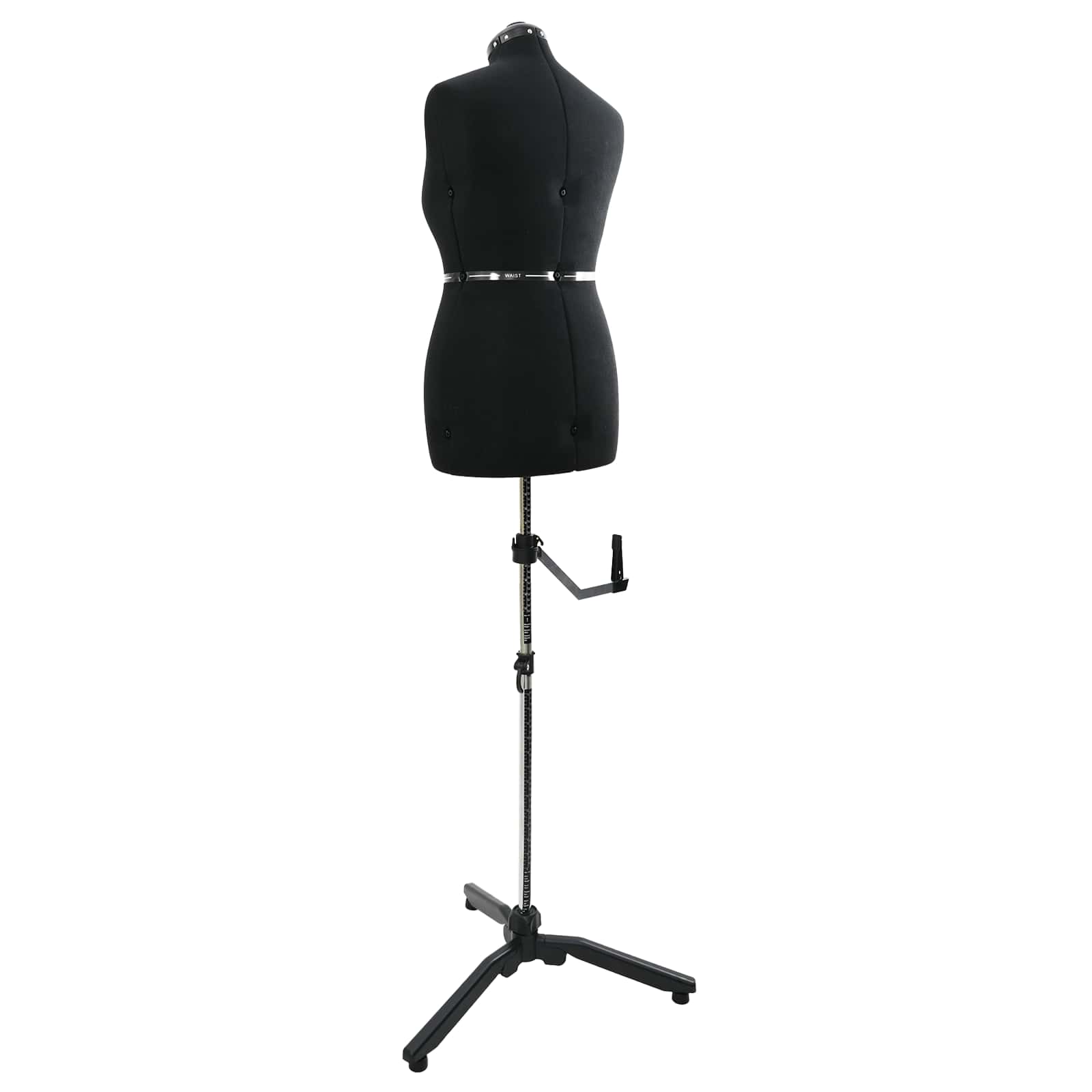 Verstellbare Kleiderform für Damen Creme S Samt