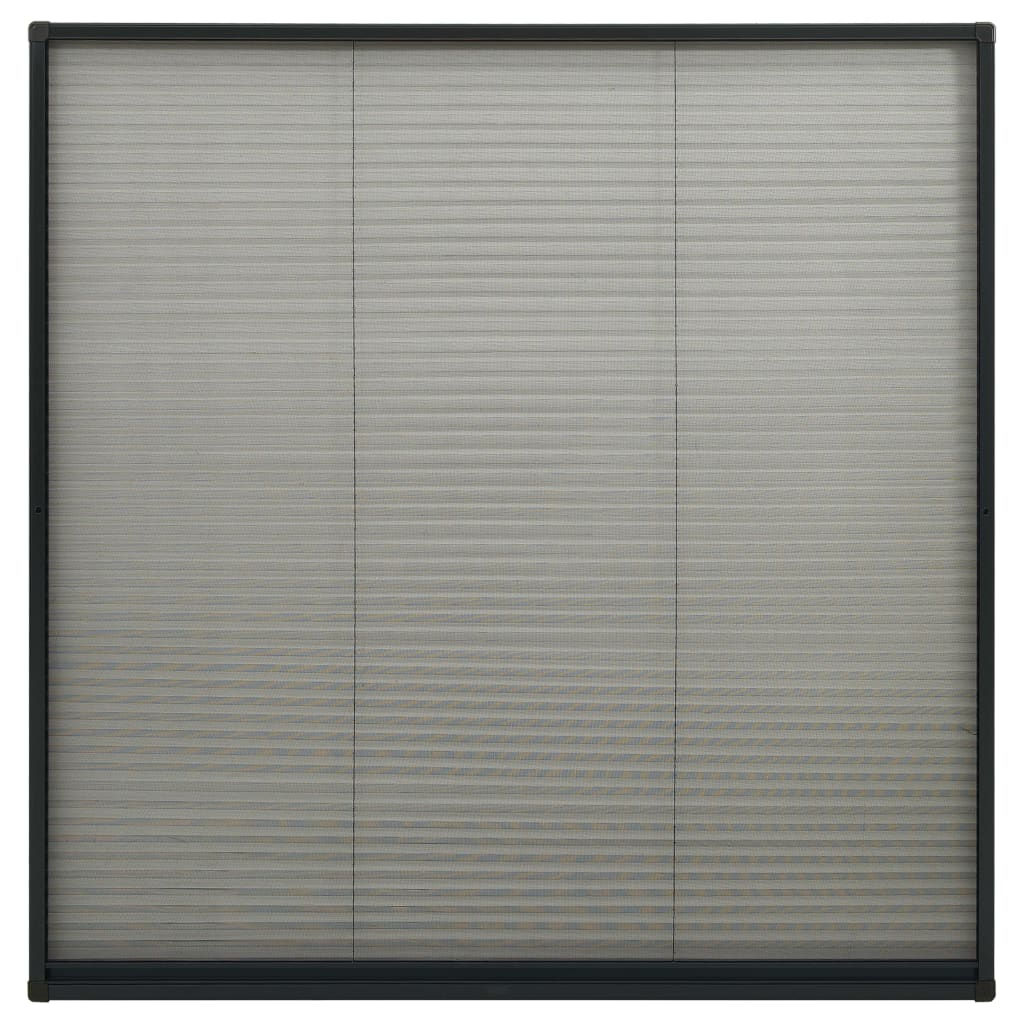 Plisse Insektenschutz-Fenster 80×160 cm