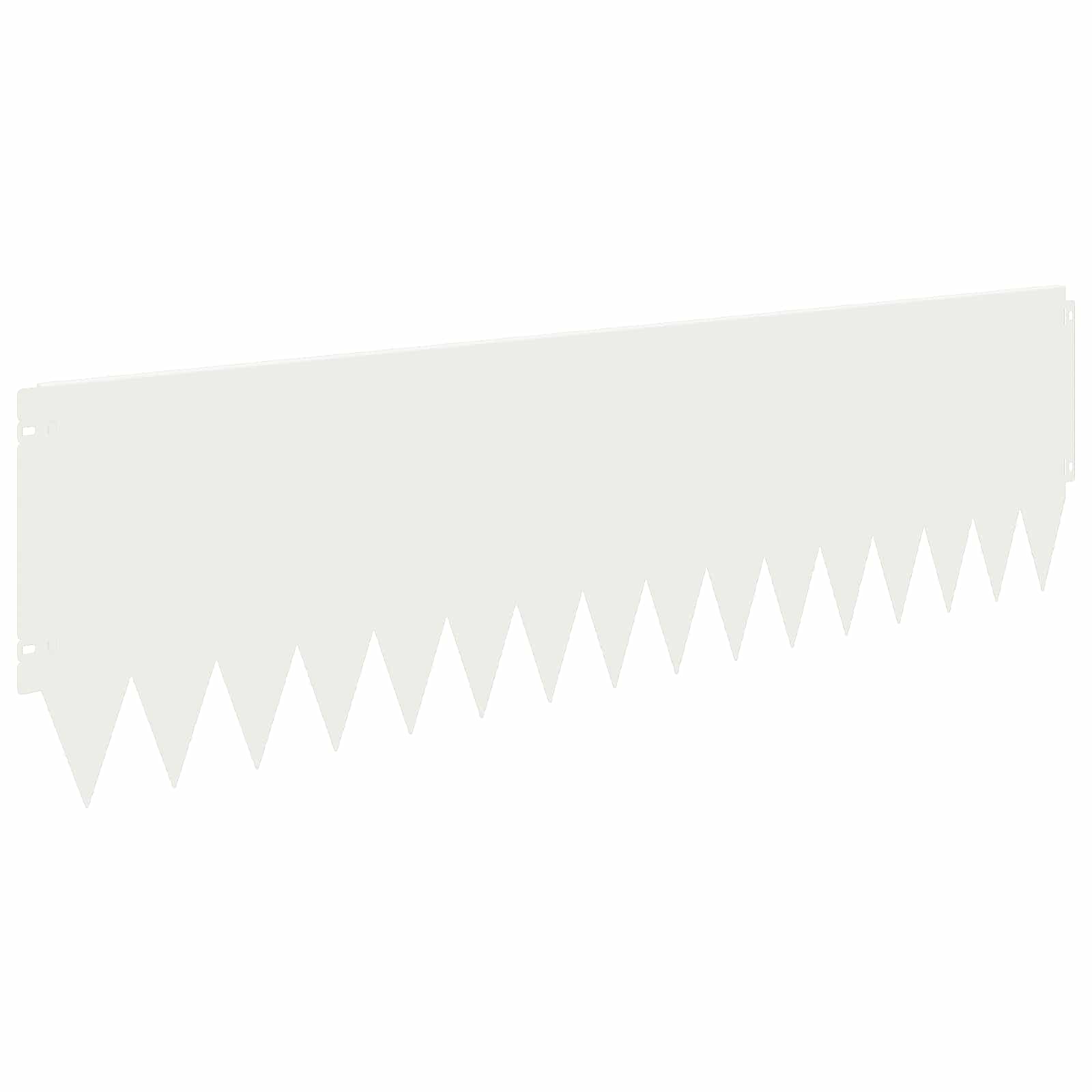 Raseneinfassung 10 pcs 103 x 10 cm Stahl Schwarz
