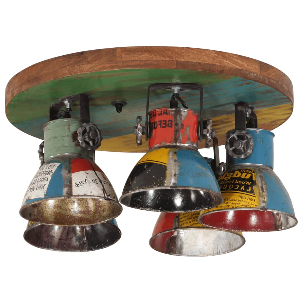 Wandlampe Industriestil Silbern 45x25 cm E27