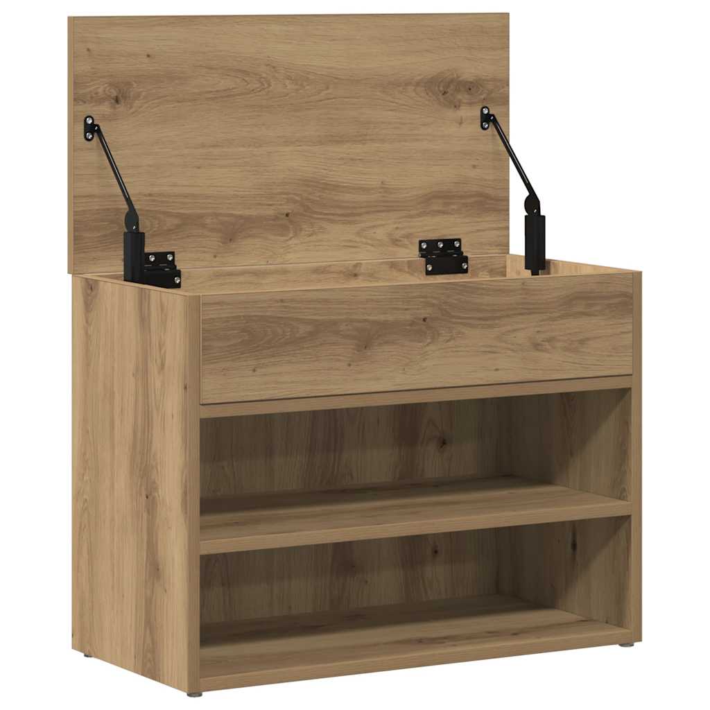 Schuhbank Weiß 60x30x45 cm Holzwerkstoff