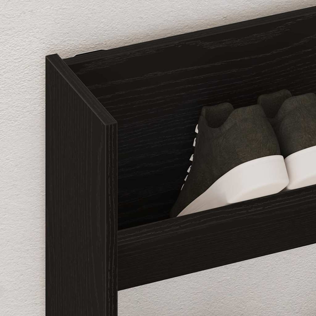 Wand-Schuhschränke 4 Stk. Weiß 60x18x60 cm Holzwerkstoff