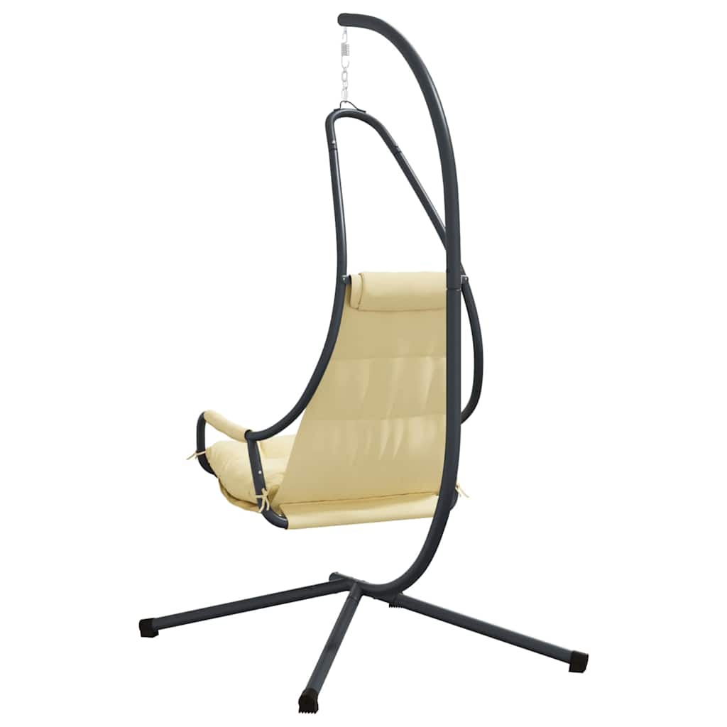 Hängendes Ei-Stuhl Anthrazit 94 x 107 x 196,5 cm Stahl