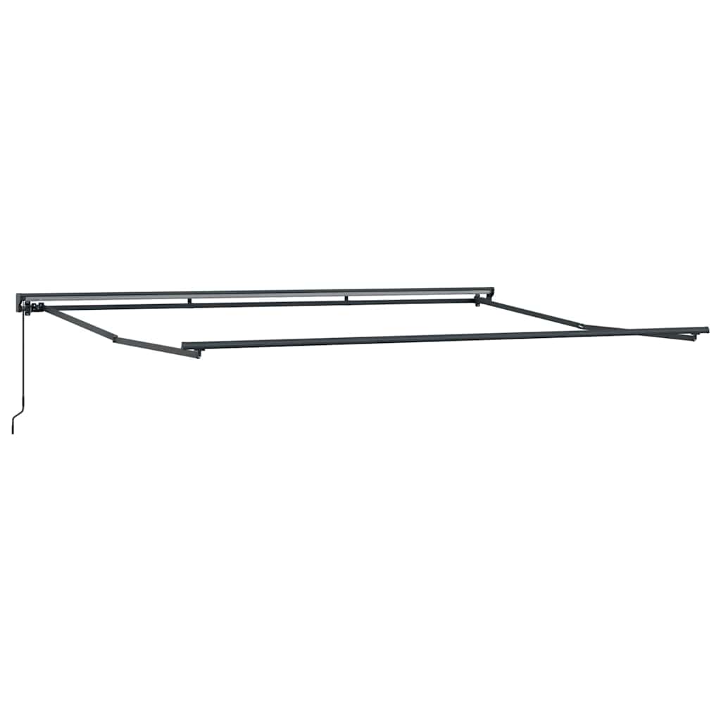 Markisenrahmen Verstellbar Weiß 2,5 x 2 m Stahl