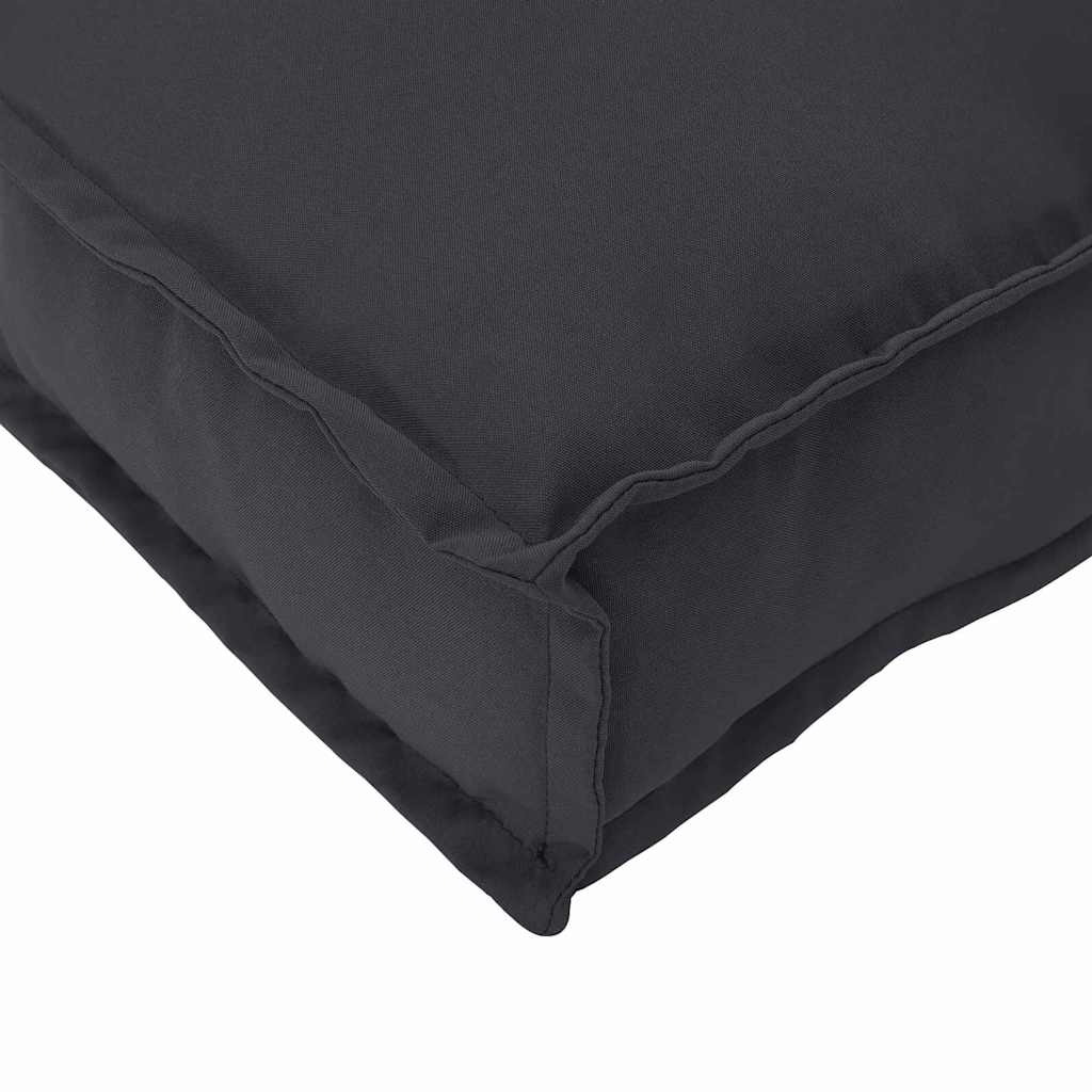 Palettenkissenset 2 pcs Anthrazit Oxford-Stoff