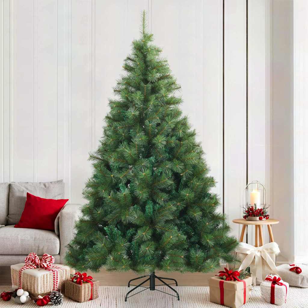 Künstlicher klappbarer Weihnachtsbaum Grün 120 cm PVC, Stahl