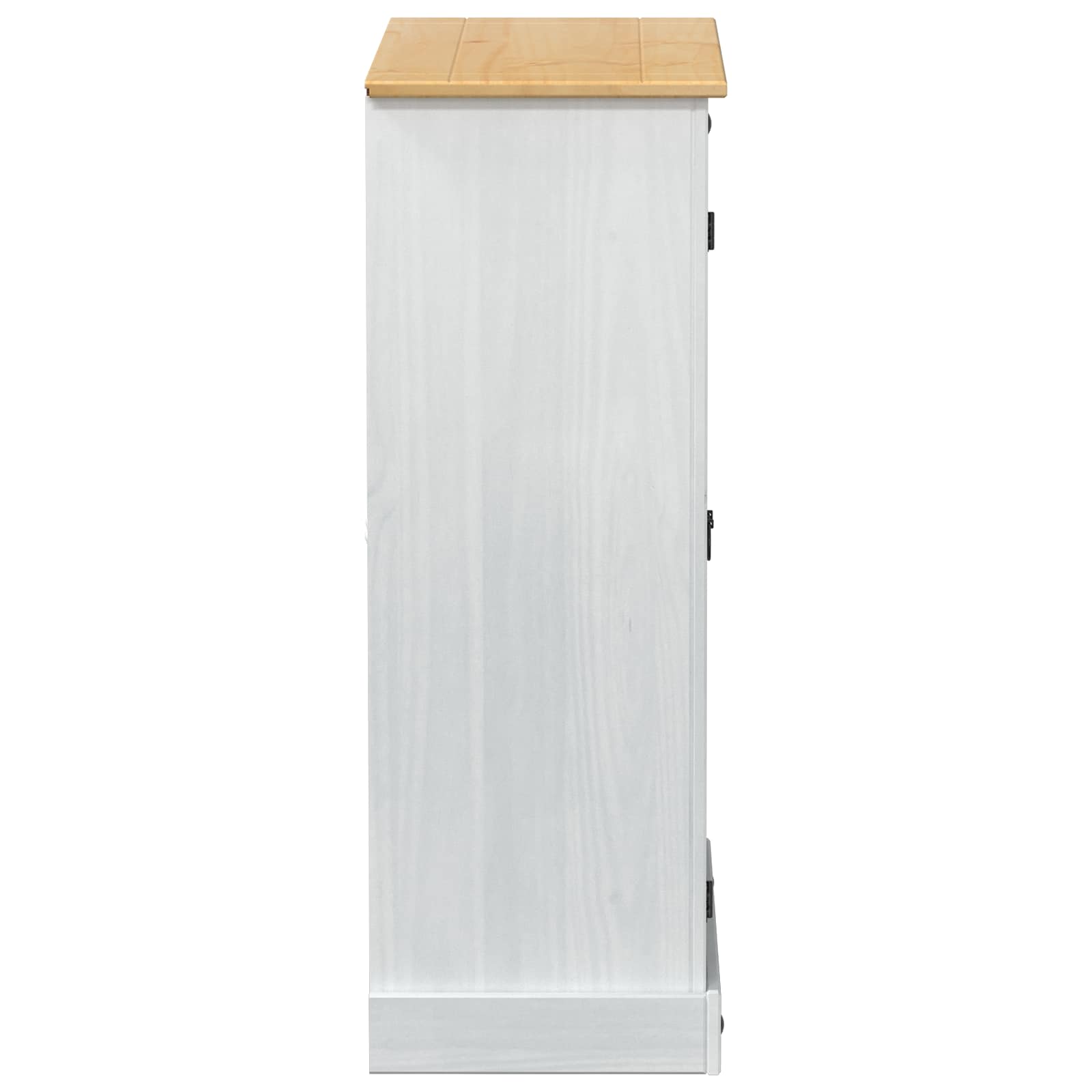 Schuhschrank Corona 86x38,5x108 cm Massivholz Kiefer